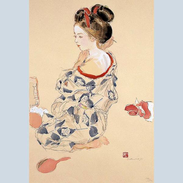 宮本三郎 さっこう（舞妓十二題集） 宮本三郎 さっこう（舞妓十二題集） 宮本三郎｢『舞妓十二題