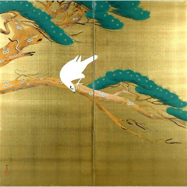 石川県無形文化財保持者　日展特選作家 吉田荘八 作　色絵　水辺の詩　花生　花入れ 石川県無形文化財保持者 日展特選作家 吉田荘八 作 色絵 水辺